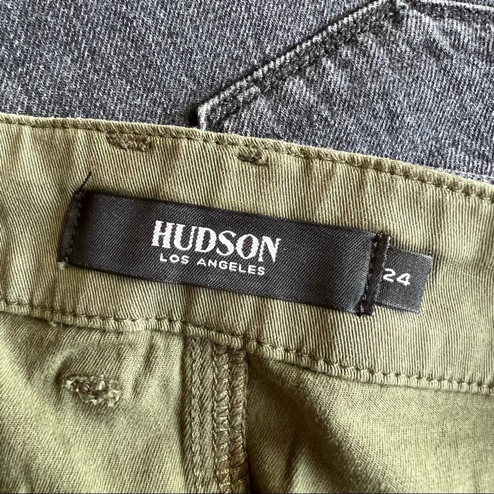 NWT Hudson color block asymmetrical frayed mini s… - image 12